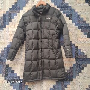 The North Face Metropolis Parka Womens Medium Gray 600 Fill Down Long Puffer
